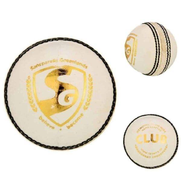 SG – CLUB-Cricket Ball (White)
