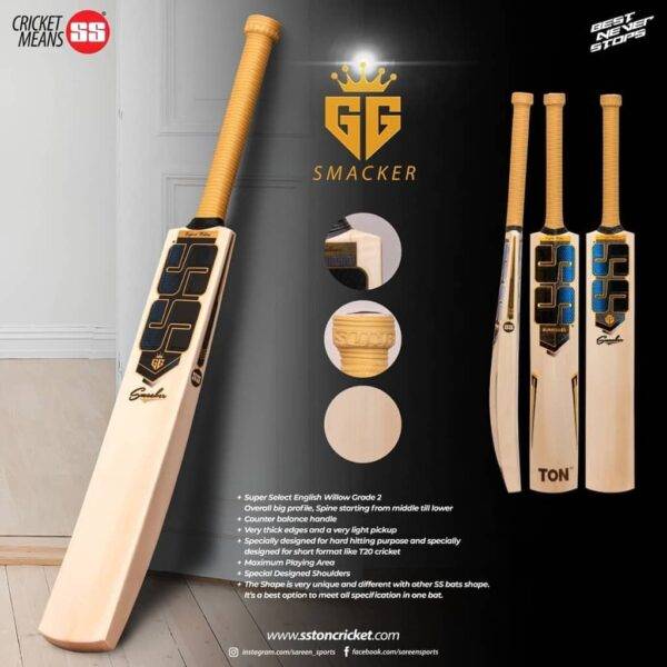 SS - GG Smacker Players Cricket Bat (SH)