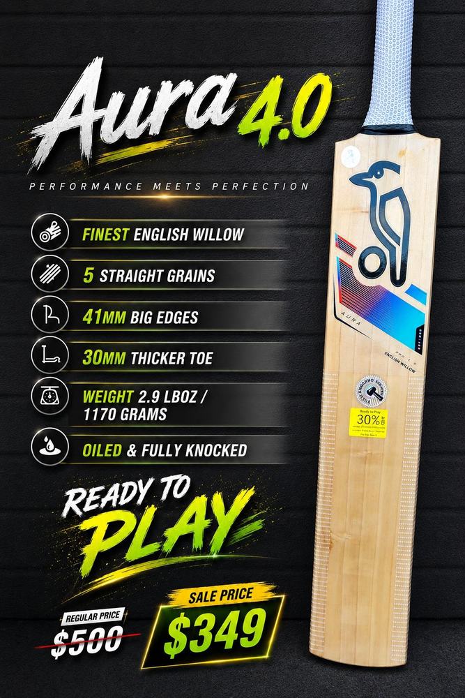 Kookaburra Aura Pro 4.0 Cricket Bat