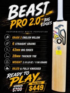 Kookaburra Beast Pro 2.0 Cricket Bat