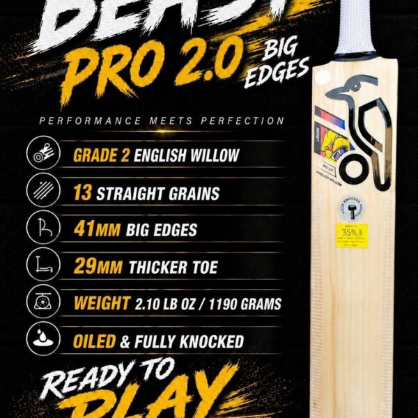 Kookaburra Beast Pro 2.0 Cricket Bat