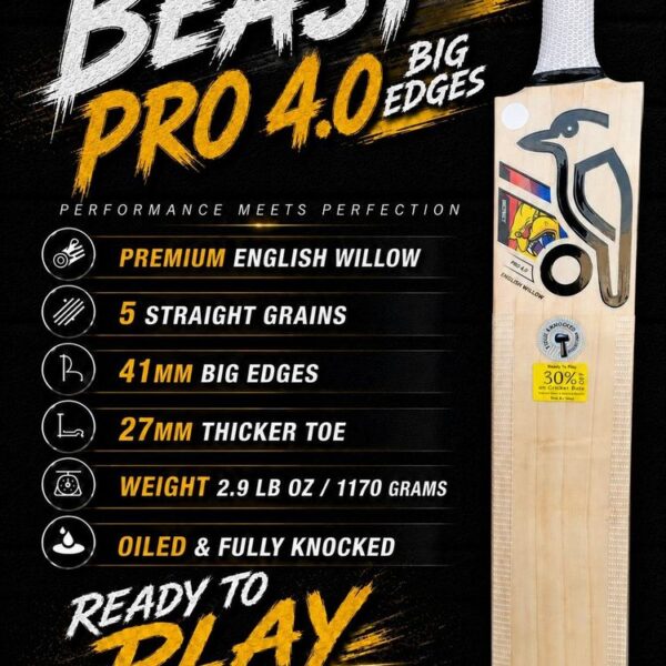 Kookaburra Beast Pro 4.0 Cricket Bat