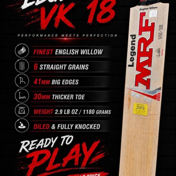 MRF VK 18 Cricket Bat