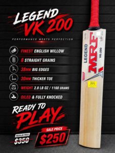 MRF Legend VK 200 Cricket Bat