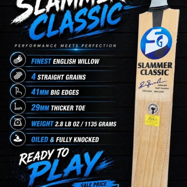 SG Slammer Classic Cricket Bat