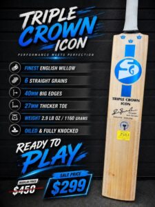SG Triple Crown Icon Cricket Bat