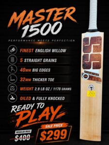SS Master 1500 Cricket Bat