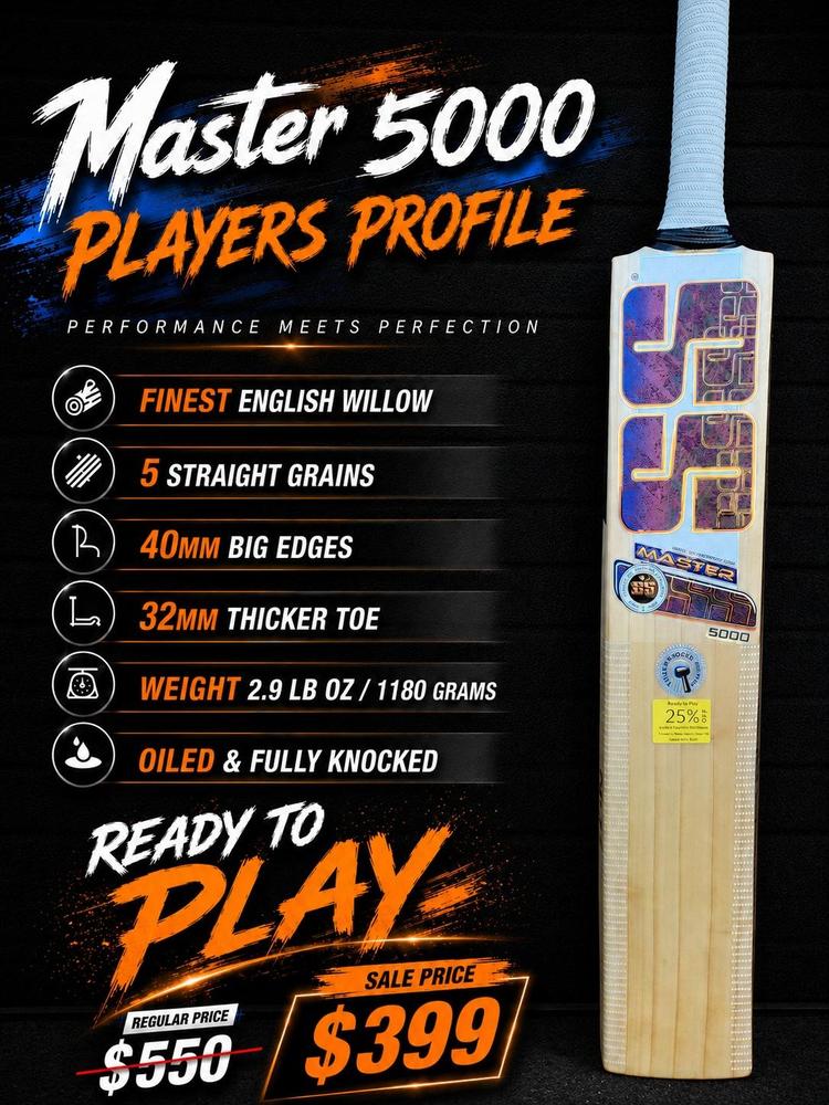 SS Master 5000 Cricket Bat