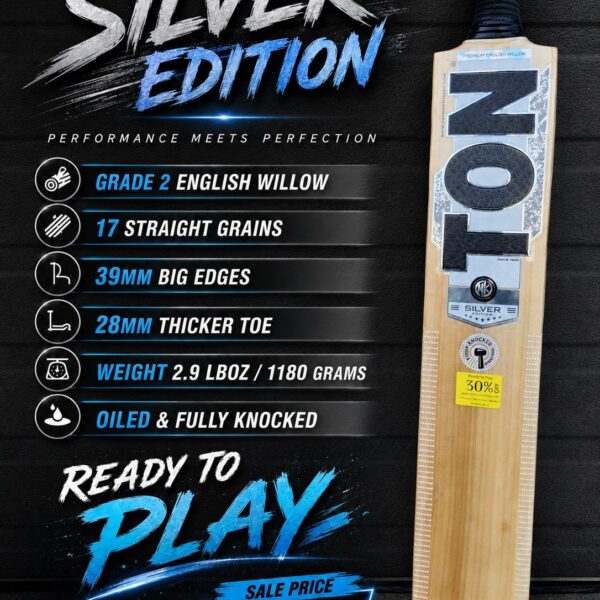 TON Silver Edition Cricket bat