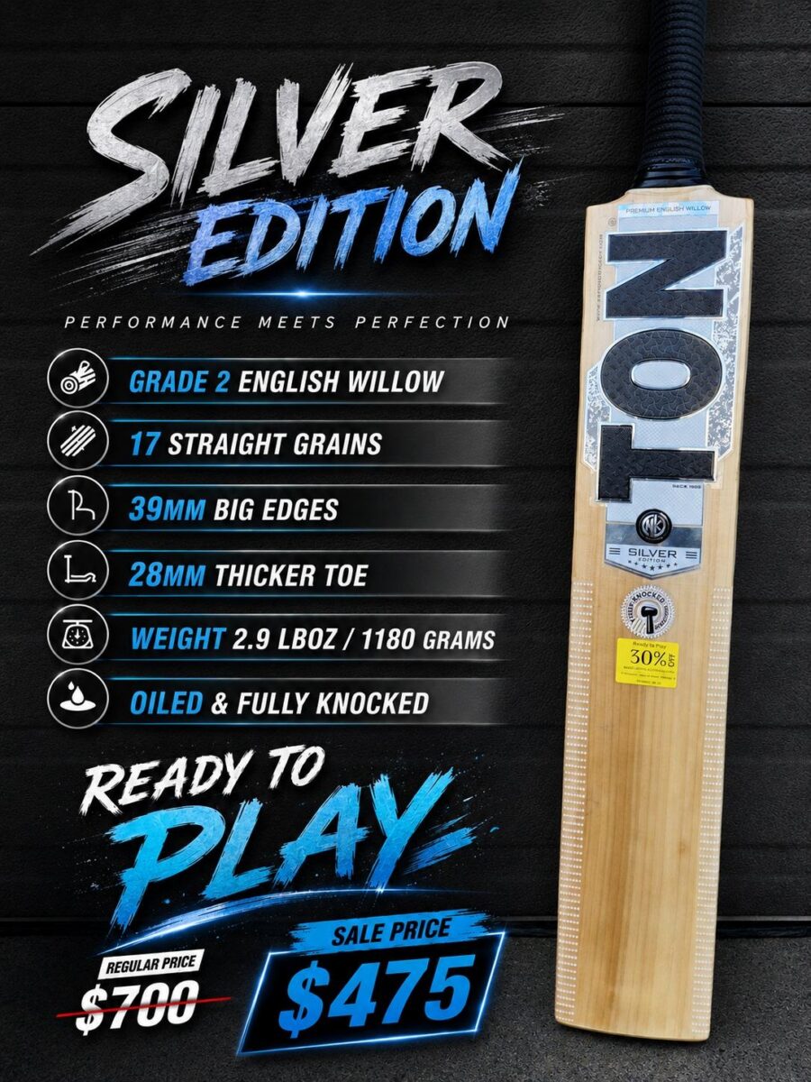 TON Silver Edition Cricket bat