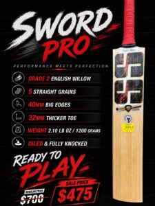 SS Sword Pro Cricket Bat