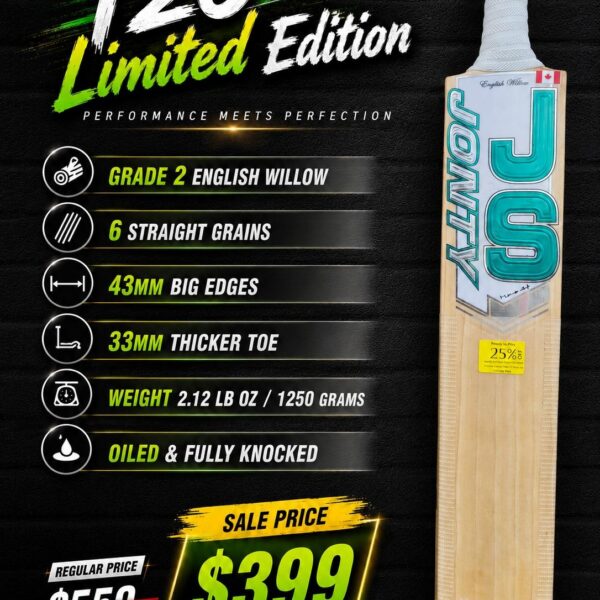 JS Jonty T20 Limited Edition cricket bat