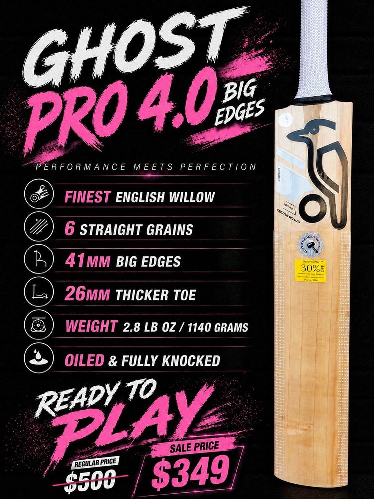 kookaburra Ghost Pro 4.0 cricket bat