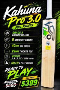 kookaburra Kahuna 3.0 Cricket Bat