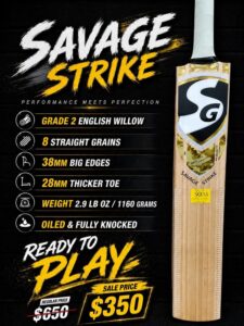 SG Savage Strike Cricket Bat